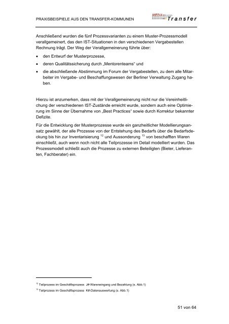 Spezifikationsbericht E-Procurement