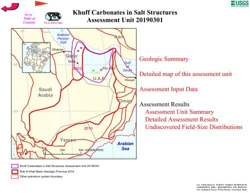 Khuff Carbonates in Salt Structures Assessment Unit 20190301