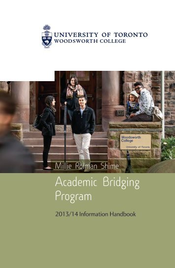 Please review the Bridging Handbook for more information about ...