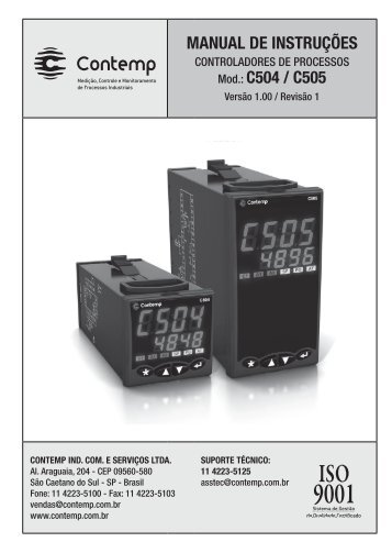 Manual de InstruÃ§Ãµes c504 e C505.indd - Contemp