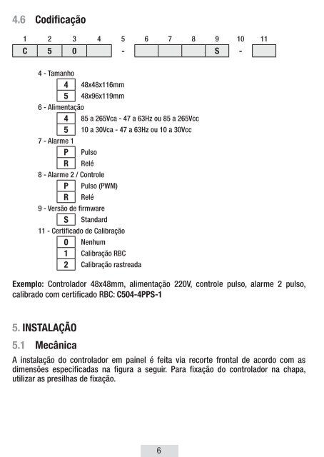 Manual de InstruÃ§Ãµes c504 e C505.indd - Contemp