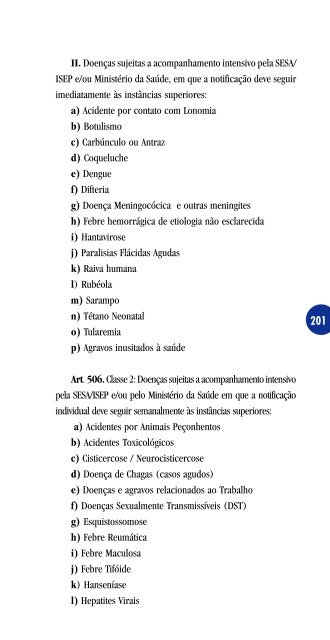 Codigo SanitÃ¡rio do ParanÃ¡ - Secretaria da SaÃºde