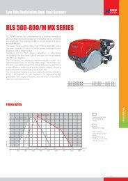 RLS 500-800/M MX SERIES - Riello by Unimech Thailand