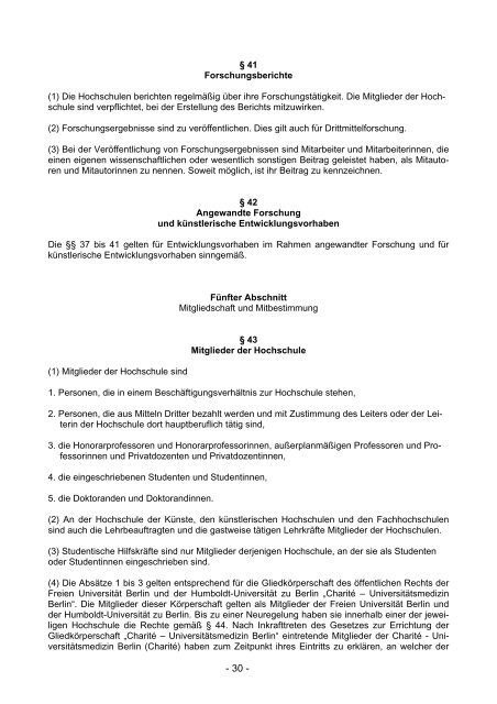 Berliner Hochschulgesetz Ã¢Â€Â“ BerlHG