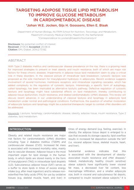 Targeting-Adipose-Tissue-Lipid-Metabolism-to-Improve-Glucose-Metabolism-in-Cardiometabolic-Disease