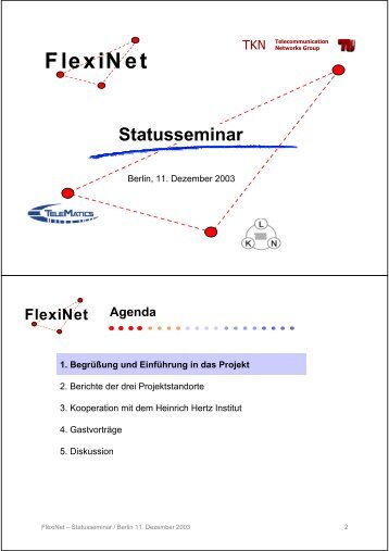 FlexiNet - of TKN - TU Berlin