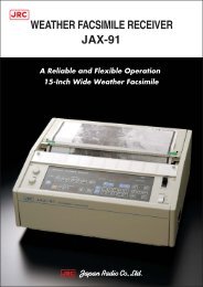 WEATHER FACSIMILE RECEIVER JAX-91