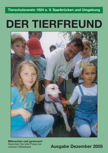 Die Kleintierklinik ist erreichbar unter: (0 68 34) - Tierschutzverein ...