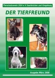 Ausgabe 03/2008 - Tierschutzverein 1924 e.V.