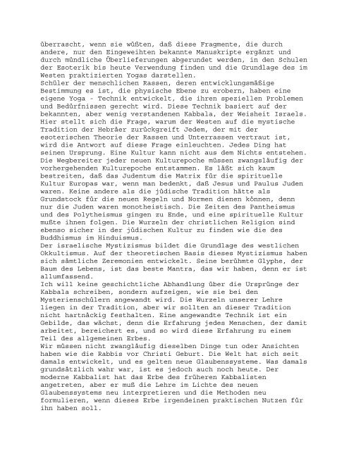 Dion Fortune Die mystische Kabbala Verlag Hermann Bauer ...