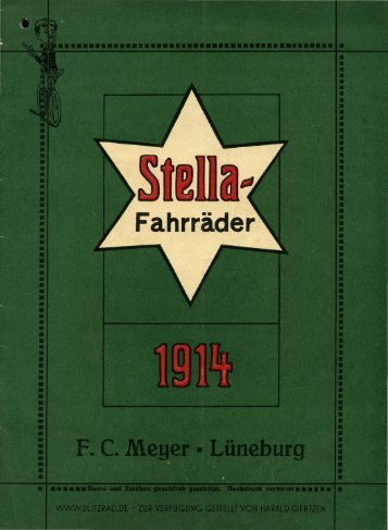 Stella Fahrräder F. C. Meyer, Lüneburg