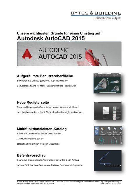 autocad_neue_funktionen.pdf - 0.56 MB - Bytes & Building GmbH