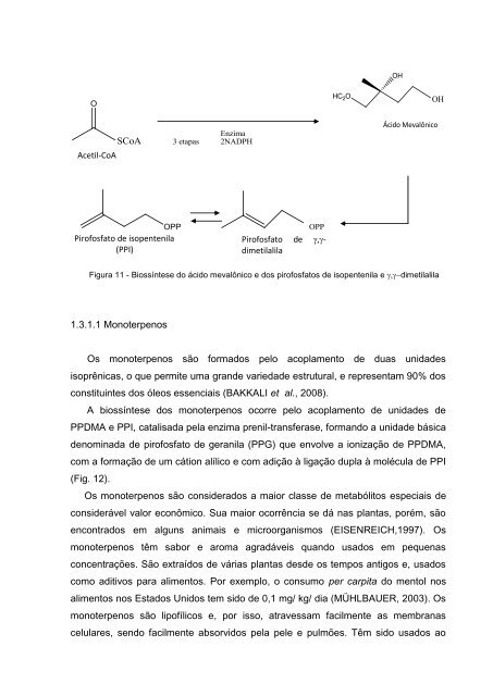 Análise química e da atividade antimicrobiana dos óleos ... - UFRJ