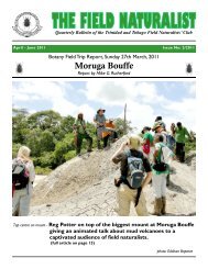 Moruga Bouffe - The Trinidad and Tobago Field Naturalists' Club