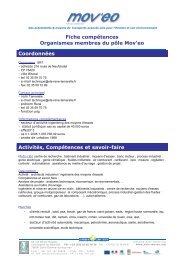 Fiche membre PDF - Mov'eo