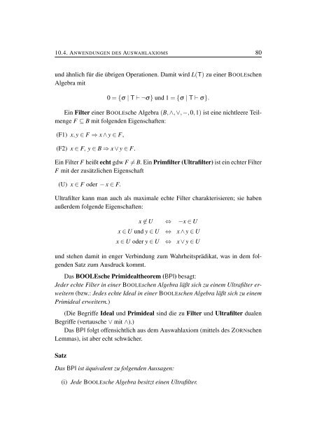 Skriptum zur Vorlesung Mengenlehre