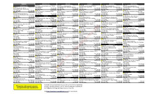 RCBC Savings Bank foreclosed Properties for sale on September ...