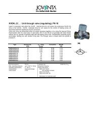 KVDN../2/… : Unit through valve (regulating), PN 16