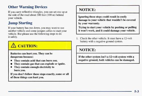 1998 Buick Riviera Owner's Manual