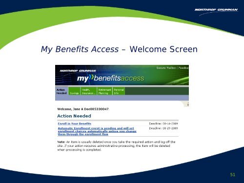 Welcome to Northrop Grumman - Benefits Online