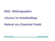 Humor im Arbeitsalltag