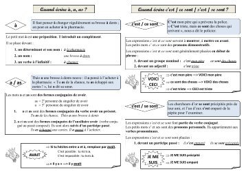 Homophones grammaticaux