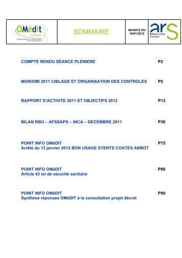 Compte rendu au format PDF - ARS OcÃ©an Indien