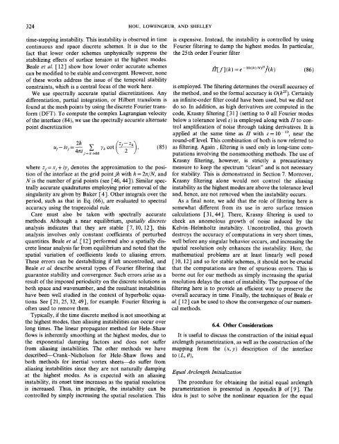 Removing the Stiffness from Interfacial Flows with Surface Tension