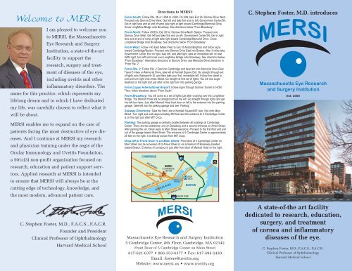 Print a Brochure - Ocular Immunology and Uveitis Foundation
