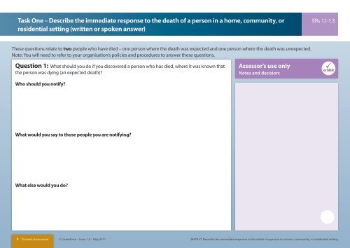 Trainee's Assessment - Careerforce