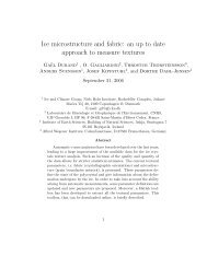 an up to date approach to measure textures - Niels Bohr Institutet