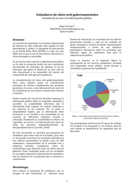 EstÃ¡ndares de sitios web gubernamentales - Impacto 2.0