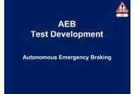 AEB Presentation - Thatcham Motor Insurance Repair Research ...