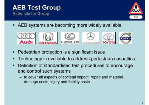 AEB Presentation - Thatcham Motor Insurance Repair Research ...