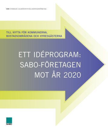 IdÃ©program - SABO-fÃ¶retagen mot Ã¥r 2020