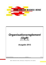 Organisationsreglement Feuerwehrverband - Feuerwehr Buchsi-Oenz