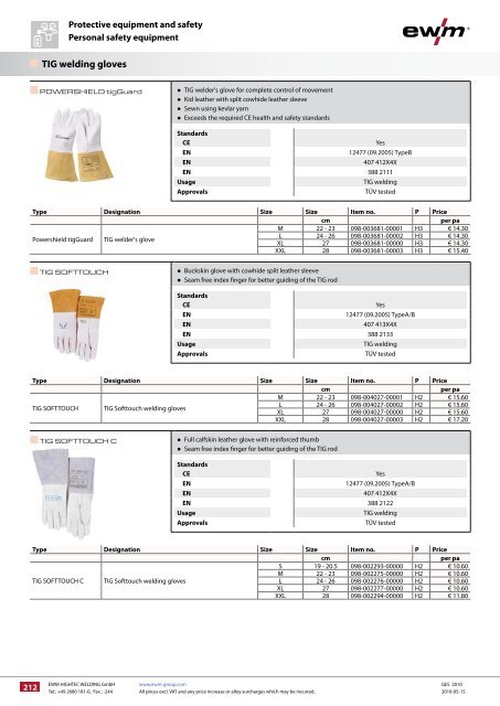 Protective equipment and safety