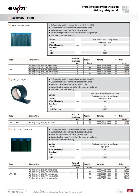 Protective equipment and safety