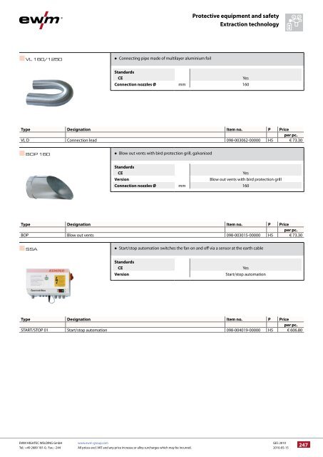 Protective equipment and safety