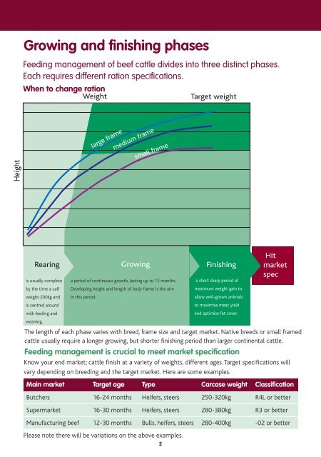 Feeding growing and finishing cattle for Better Returns manual - Eblex