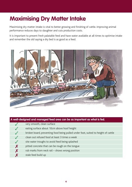 Feeding growing and finishing cattle for Better Returns manual - Eblex