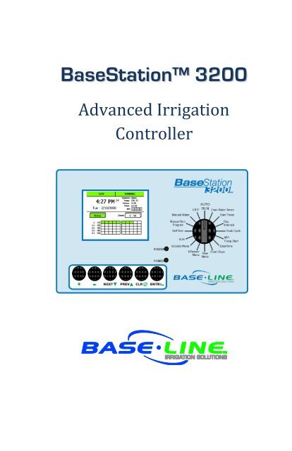 BaseStation 3200 User Manual - Baseline Systems