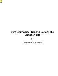 Lyra Germanica: Second Series: The Christian Life - ThreeMacs.org