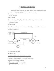 4. MATERIAL BALANCE