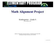 Math Alignment Project - Grand Erie District School First Class Web ...