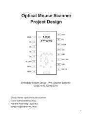 Optical Mouse Scanner Project Design