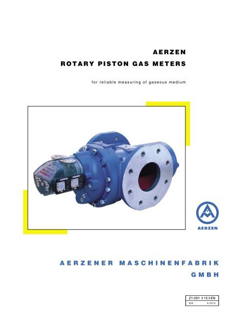 Aerzen Rotary Piston Gas Meters