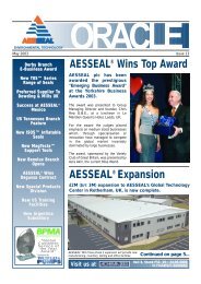 AESSEALÂ® Wins Top Award AESSEAL ... - Component Seals