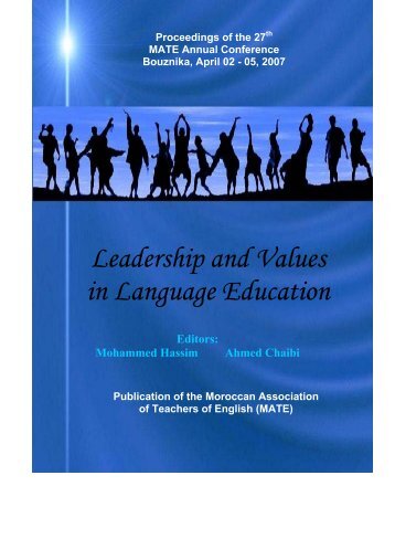 Leadership and Values in Language Education - Al Akhawayn ...