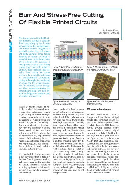 Burr And Stress-Free Cutting Of Flexible Printed Circuits - OnBoard ...